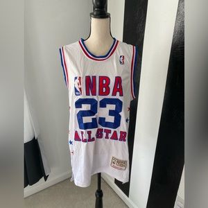 Jordan basketball jersey All Star large mens Mitchell & Ness 23